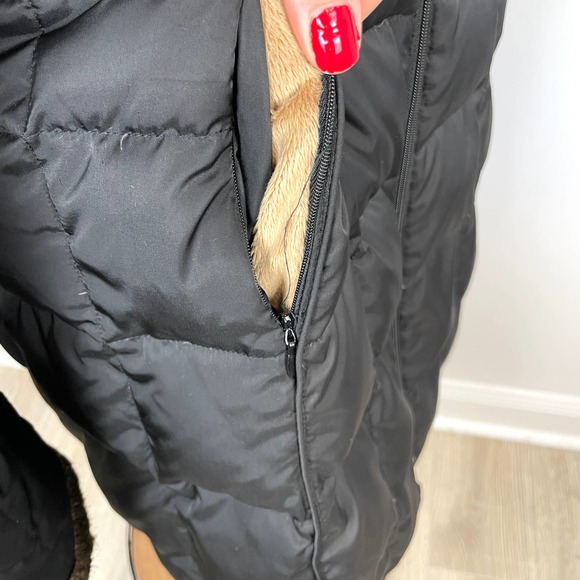 Laundry By Shelli Segal Down Puffer Coat In Black Size Large - Picture 6 of 13